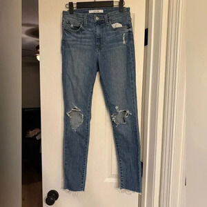 Joe Jeans Size 27 Medium Wash Distressed